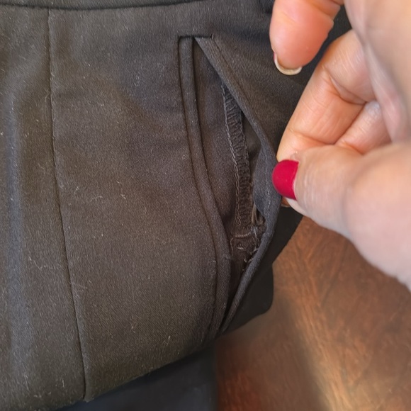 Calvin Klein Women’s straight leg stretch Trouser Black Pants Size 4 - Picture 14 of 17